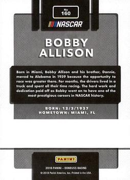 2018 Donruss #160 Bobby Allison Back