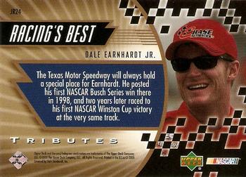 2000 Upper Deck Tributes Dale Earnhardt Jr. #JR24 Dale Earnhardt Jr. Back