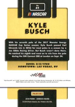 2018 Donruss - Gold Foil #41 Kyle Busch Back