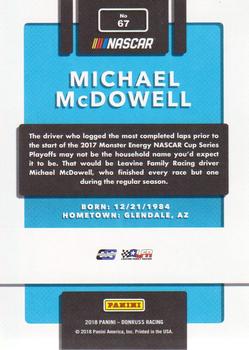 2018 Donruss - Gold Foil #67 Michael McDowell Back