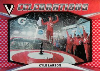 2018 Panini Victory Lane - Celebrations Red #C15 Kyle Larson Front