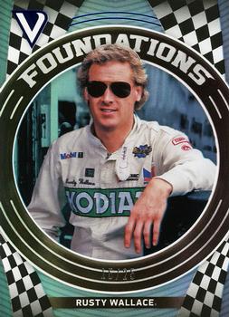2018 Panini Victory Lane - Foundations Blue #F8 Rusty Wallace Front