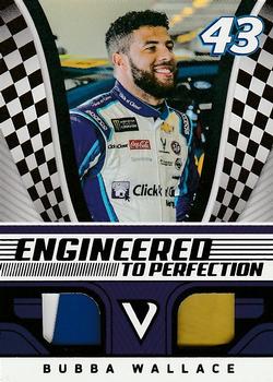 2018 Panini Victory Lane - Engineered to Perfection Black #EP-BW Bubba Wallace Front