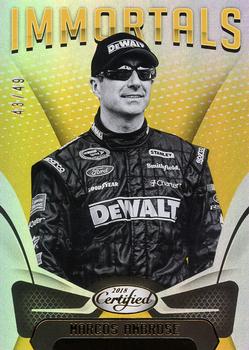 2018 Panini Certified - Gold #89 Marcos Ambrose Front