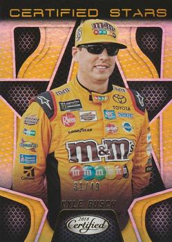 2018 Panini Certified - Certified Stars Gold #CS12 Kyle Busch Front