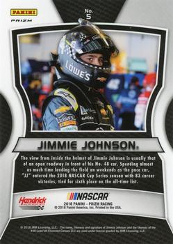 2018 Panini Prizm - Red White and Blue #5 Jimmie Johnson Back