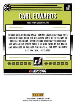 2019 Donruss #161 Carl Edwards Back