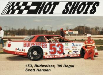 1989 Hot Shots Asphalt Edition #1049 Scott Hansen Front