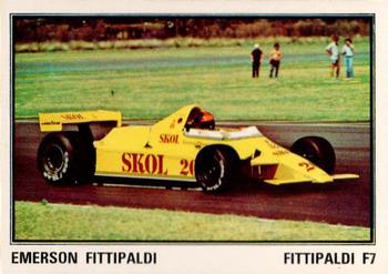 1980 Panini F1 Grand Prix #98 Emerson Fittipaldi Front
