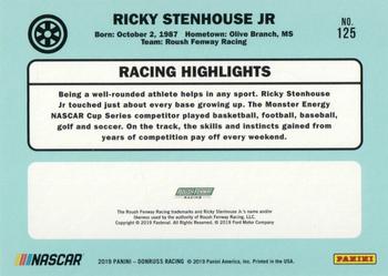 2019 Donruss - Black #125 Ricky Stenhouse Jr. Back