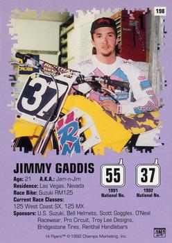 1992 Champs Hi-Flyers #198 Jimmy Gaddis Back
