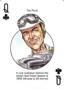 2009 Hero Decks American Racing Heroes Playing Cards #Q♣ Tim Flock Front