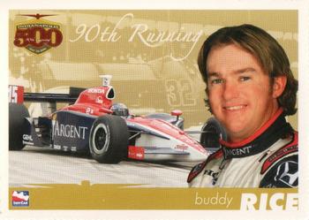 2006 Indianapolis 500 #NNO Buddy Rice Front