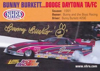 1999 Johnny Lightning Racing Machines #NNO Bunny Burkett Front