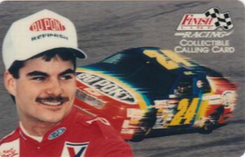 1993 Finish Line Racing Collectible Calling Cards #NNO Jeff Gordon Front