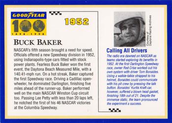 1998 Goodyear #1952 Buck Baker Back