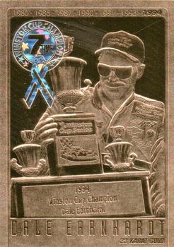 2001 23KT Gold Collectibles Dale Earnhardt 7 Time Winston Cup Champion #NNO Dale Earnhardt Front