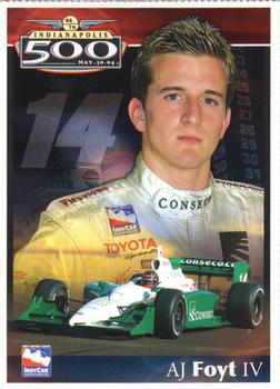 2004 Indianapolis 500 #NNO A.J. Foyt IV Front
