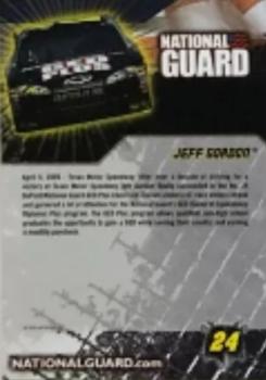 2009 National Guard #NNO Jeff Gordon Back