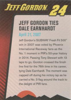 2015 Phoenix International Raceway Jeff Gordon #NNO Jeff Gordon Back