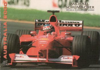 2000 Futera Michael Schumacher Platinum #NNO Michael Schumacher Front