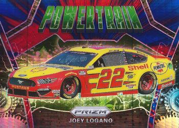 2020 Panini Prizm - Red and Blue Hyper Prizm #83 Joey Logano Front