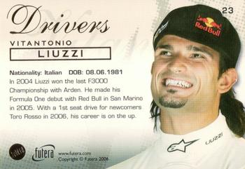 2006 Futera Grand Prix #23 Vitantonio Liuzzi Back