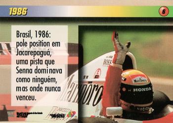 1995 Multi Editora Ayrton Senna #6 Ayrton Senna Back