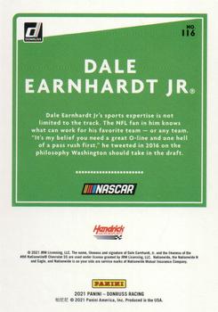 2021 Donruss - Green #116 Dale Earnhardt Jr Back