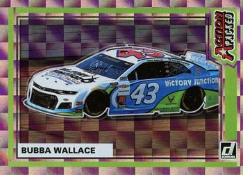 2021 Donruss - Action Packed Checkers #AP10 Bubba Wallace Front