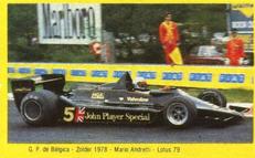 1985 Danone Grand Prix #36 Mario Andretti Front