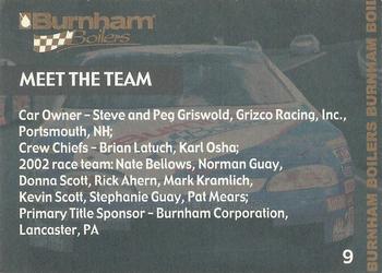 2002 Burnham Boilers #9 Meet the Team Back
