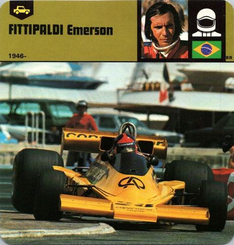 1978-80 Auto Rally Series 11 #13-067-11-04 Emerson Fittipaldi Front
