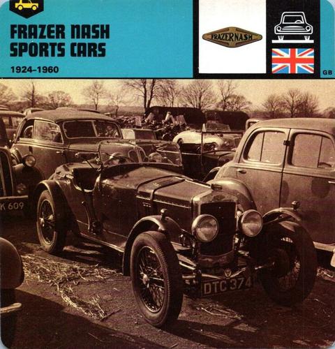 1978-80 Auto Rally Series 25 #13-067-25-13 Frazer Nash Sports Cars Front