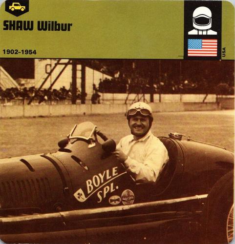 1978-80 Auto Rally Series 29 #13-067-29-04 Wilbur Shaw Front
