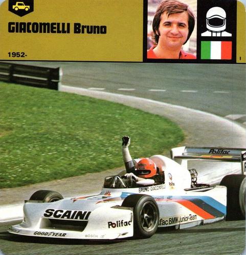 1978-80 Auto Rally Series 38 #13-067-38-05 Bruno Giacomelli Front
