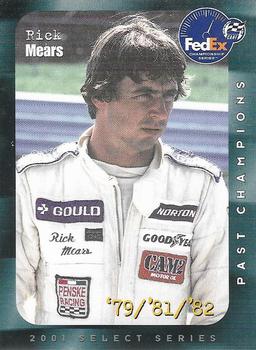 2001 Select Series - Past Champions #NNO Rick Mears Front