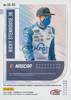 2021 Panini Chronicles - Status Swatches #SS-RS Ricky Stenhouse Jr. Back