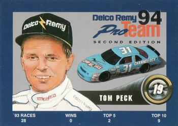 1994 Delco Remy Pro Team #19 Tom Peck Front