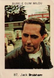1971 Bubble Gum Milou Grand Prix #87 Jack Brabham Front