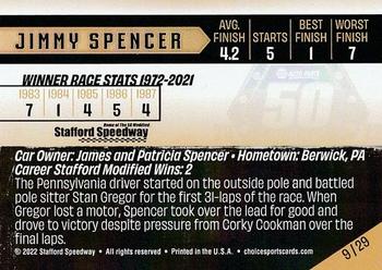 2022 Stafford Speedway 50th Anniversary Spring Sizzler #9 Jimmy Spencer Back