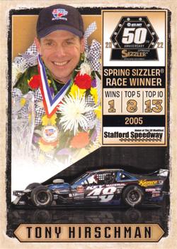 2022 Stafford Speedway 50th Anniversary Spring Sizzler #21 Tony Hirschman Front