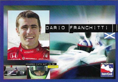 2003 IRL Season Fan Guide - Oversize #NNO Dario Franchitti Front