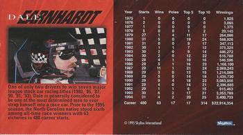 1995 Action SkyBox #NNO Dale Earnhardt Back