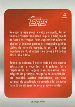 2022 Topps Ayrton Senna Brazil Grand Prix #NNO Ayrton Senna Back