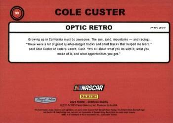 2023 Donruss - Optic Lime Green Pulsar #98 Cole Custer Back