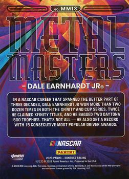 2023 Donruss - Metal Masters Checkers #MM13 Dale Earnhardt Jr Back