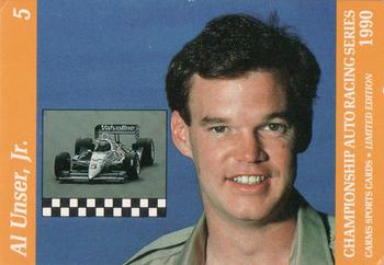 1990 Carms Championship Auto Racing Series #NNO Al Unser Jr. Front