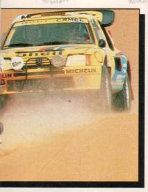 1987 Panini Motor Adventures Stickers #34 Bernard Giroux / Ari Vatanen (right) Front
