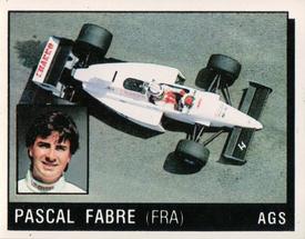 1987 Panini Motor Adventures Stickers #111 Pascal Fabre Front